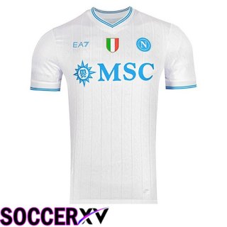 SSC Napoli Soccer Jersey Champions League Edition White 2025/2026