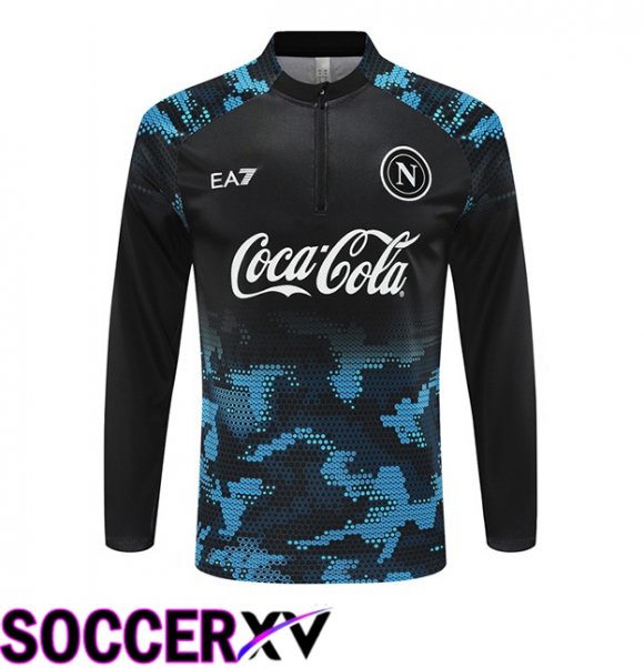 SSC Napoli Training Sweatshirt Black Blue 2024/2025