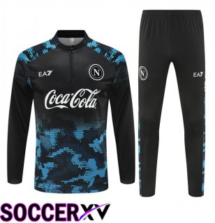 SSC Napoli kit Training Tracksuit Black Blue 2024/2025