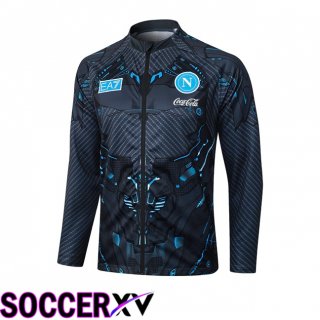 SSC Napoli Training Jacket Grey 2025/2026  SSC Napoli Training Jacket Grey 2025/2026
