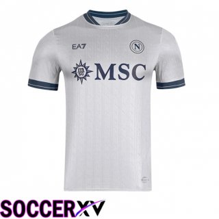 SSC Napoli EURO Goalkeeper Soccer Jersey Grey 2025/2026