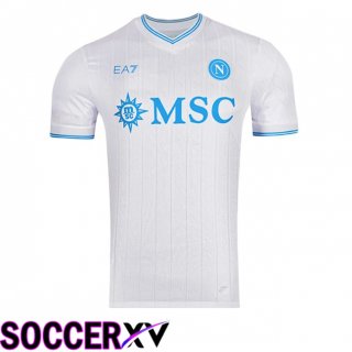 SSC Napoli EURO Away Soccer Jersey White 2025/2026