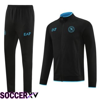 SSC Napoli Training Jacket Suit Black 2023/2024