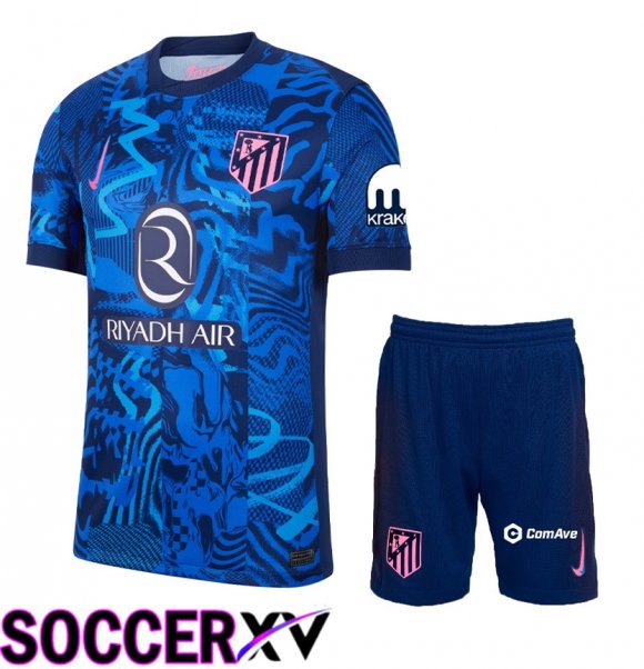 Atletico Madrid Third kit Soccer Jersey + Shorts 2024/2025