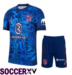 Atletico Madrid Third kit Soccer Jersey (Shorts + Socks) 2024/2025