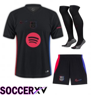 kit Soccer Jersey FC Barcelona Away kit Soccer Jersey (Shorts + Socks) 2024/2025