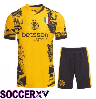 Inter Milan Third kit Soccer Jersey + Shorts 2024/2025