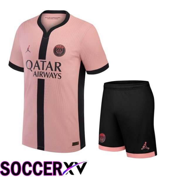 Paris PSG Third kit Soccer Jersey + Shorts 2024/2025