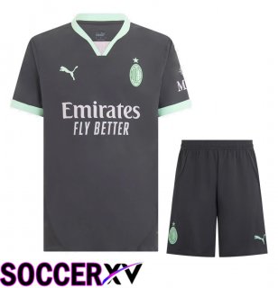 AC Milan Third kit Soccer Jersey + Shorts 2024/2025