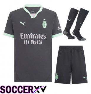 AC Milan Third kit Soccer Jersey (Shorts + Socks) 2024/2025