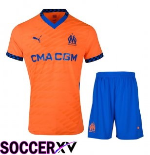 Marseille OM Third kit Soccer Jersey + Shorts 2024/2025