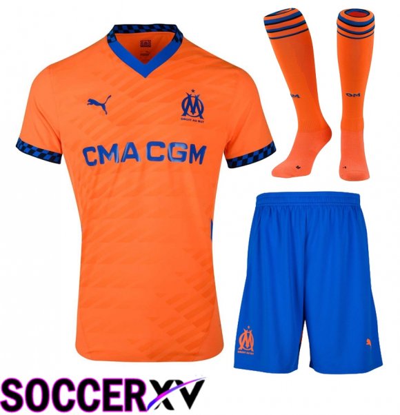 Marseille OM Third kit Soccer Jersey (Shorts + Socks) 2024/2025