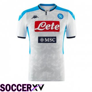 SSC Napoli Retro Third Soccer Jersey Grey 2019-2020