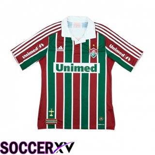 Fluminense Retro Home Soccer Jersey Red Green 2010-2011
