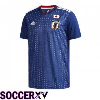 Japan Retro Home Soccer Jersey Blue Royal 2018