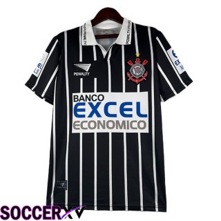 Corinthians Retro Soccer Jersey Away Black 1997