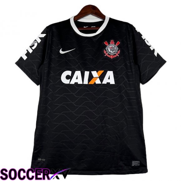 Corinthians Retro Soccer Jersey Away Black 2008