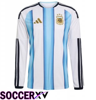 Argentinae Home Soccer Jersey Long sleeve Soccer World Cup 2026