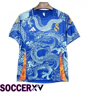 Real Madrid Soccer Jersey Special Edition Blue 2024/2025