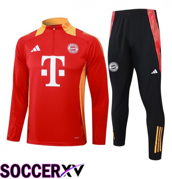 Bayern Munich kit Training Tracksuit Red 2024/2025