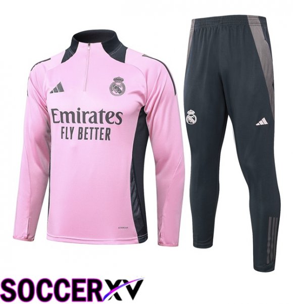 Real Madrid kit Training Tracksuit Pink 2024/2025