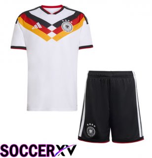 Germany Kids Home Soccer Jersey White 2026/2027