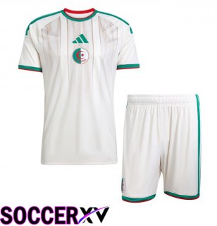 Algeria Kids Home Soccer Jersey White 2026/2027