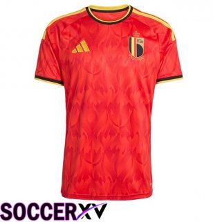 Belgium Home Soccer Jersey Red 2026/2027