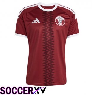 Qatar Home Soccer Jersey Brown 2026/2027
