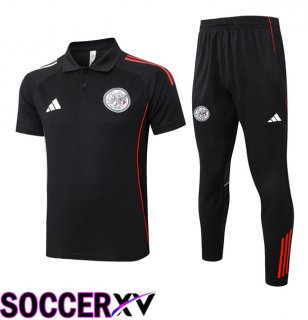 AFC Ajax Soccer Polo + Training Pants Black 2025/2026