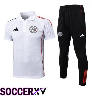 AFC Ajax Soccer Polo + Training Pants White 2025/2026
