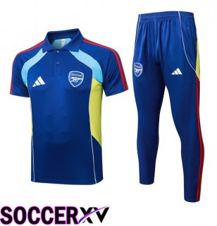 Arsenal Soccer Polo + Training Pants Blue 2025/2026
