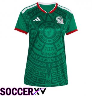 Mexico Women Home Soccer Jersey Green 2026/2027