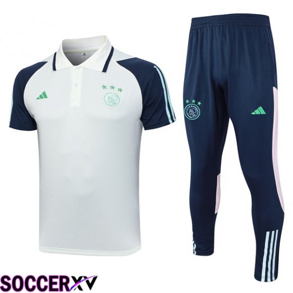 AFC Ajax Soccer Polo + Pants Green 2023/2024