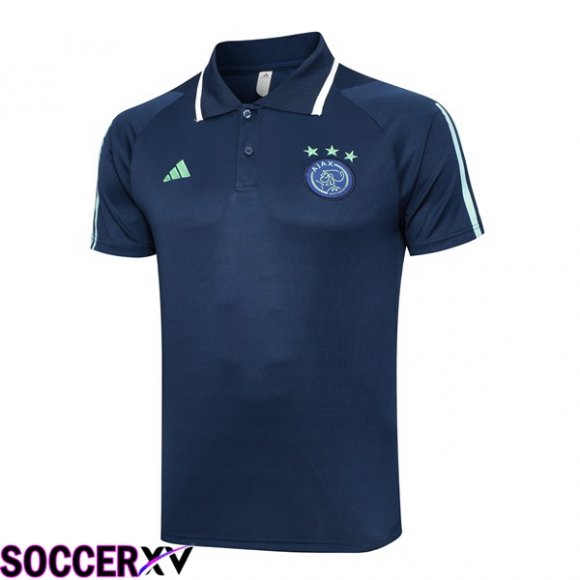 AFC Ajax Soccer Polo Royal Blue 2023/2024