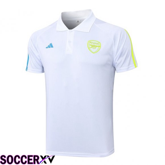 Arsenal Soccer Polo White 2023/2024