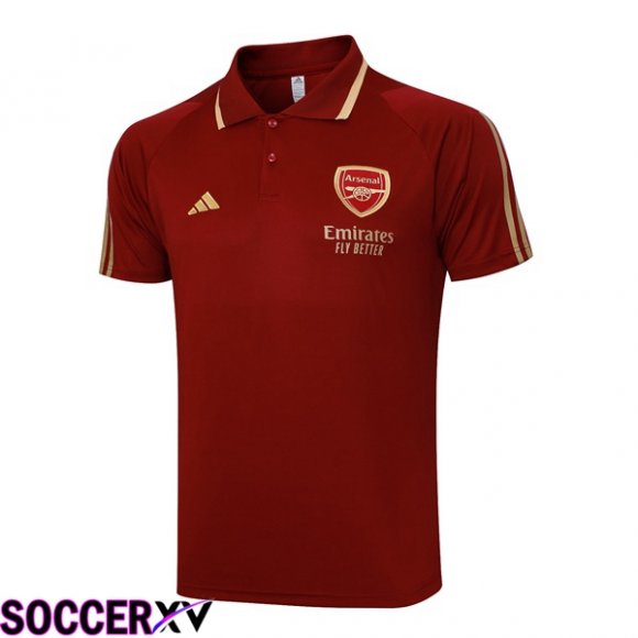 Arsenal Soccer Polo Red 2023/2024