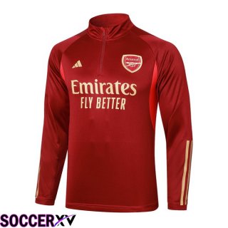 Arsenal Training Sweatshirt Red 2023/2024