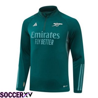 Arsenal Training Sweatshirt Green 2023/2024