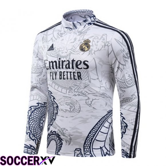 Real Madrid Training Sweatshirt White 2023/2024