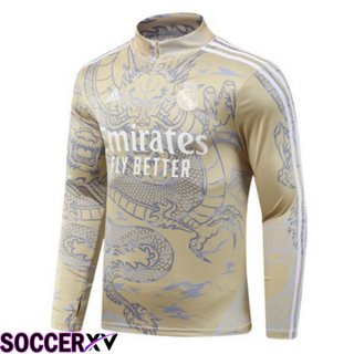 Real Madrid Training Sweatshirt Yellow 2023/2024