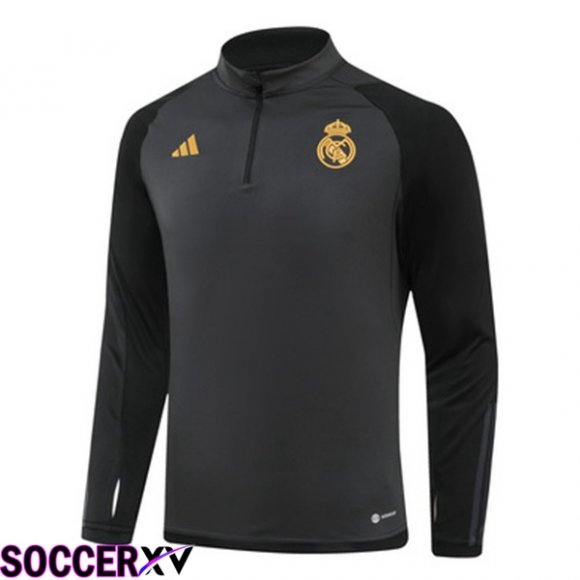 Real Madrid Training Sweatshirt Black 2023/2024