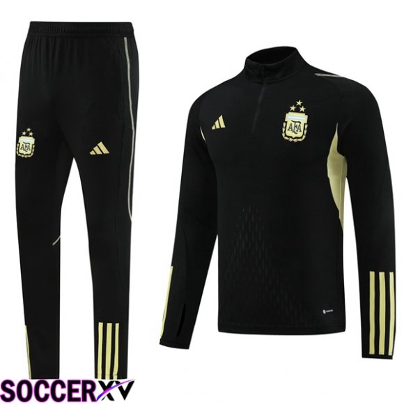 Argentina Training Tracksuit Suit Black 2023/2024