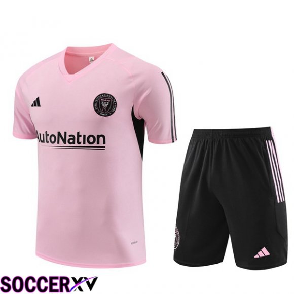 Inter Miami CF Training T Shirt + Shorts Pink 2023/2024