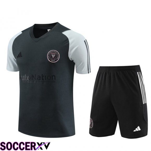 Inter Miami CF Training T Shirt + Shorts Grey 2023/2024