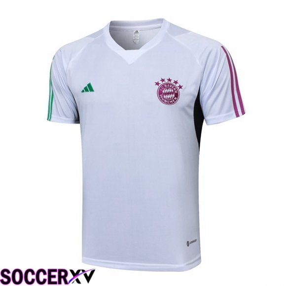 Bayern Munich Training T Shirt White 2023/2024