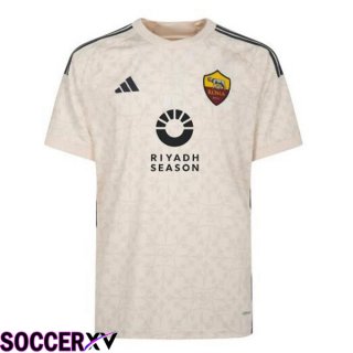 AS Roma RIYADH SEASON Soccer Jersey Away Yellow 2023/2024