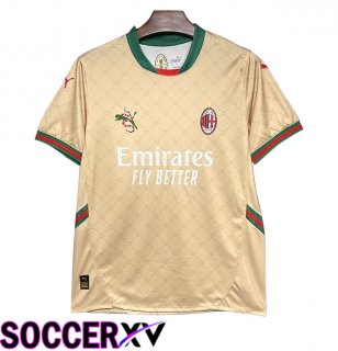 AC Milan Soccer Jersey Special Edition Yellow 2024/2025