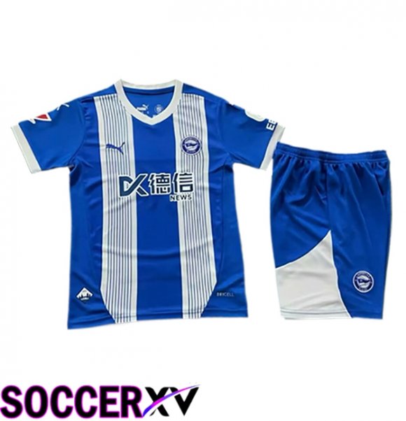 Deportivo Alaves Kids Home Soccer Jersey 2024/2025