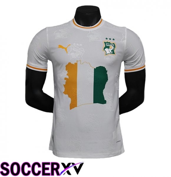 Lvory Coast Soccer Jersey Special Edition White 2024/2025